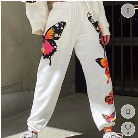 I.AM.GIA Pants - I AM GIA aporia butterfly sweatpants size Small